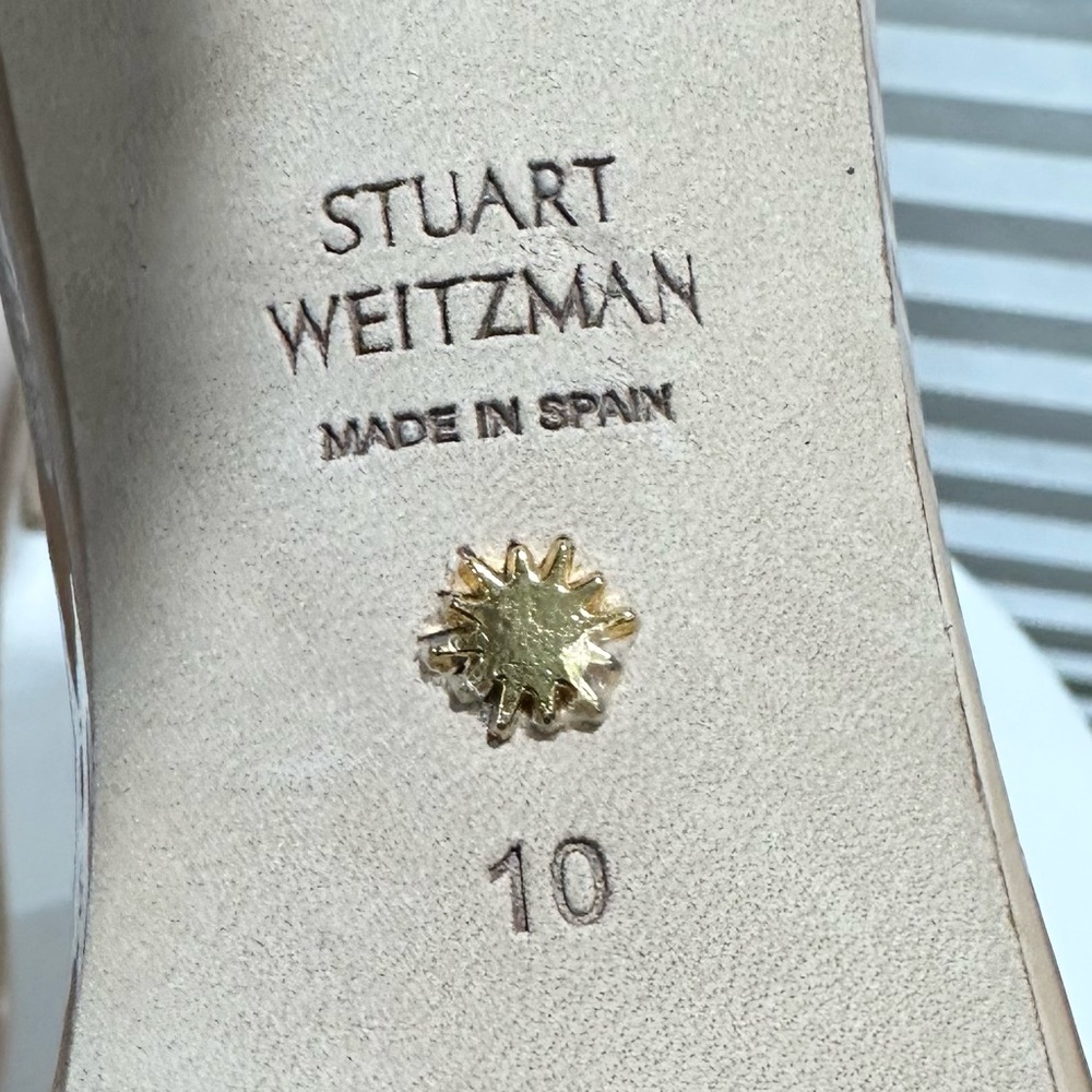 🌹STUART WEITZMAN 🌹 Nudistsong Ankle Strap Sandal Size: 10 - Picture 12 of 13